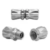 Acessórios para Joias DIY Fivela para Colar Fivela de Rosca Pulseira de Contas Caseira Fivela de Conexão Fivela de Amendoim Conector Fivela de Pérola