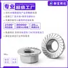 Tuerca Hexagonal con Brida de Acero Inoxidable 304 Antideslizante con Arandela Tapa de Tornillo Tuerca de Bloqueo Antiaflojamiento m3m5m10m12m20