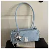 Bolsa Simples para o Dia a Dia Nova Primavera Moda Tendência Abaixo do Braço Fofa Estilosa Design Individual de Nicho Bolsa de Ombro
