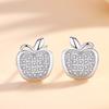 Pendientes de plata de ley s925 para mujer, estilo coreano, con diseño de estudiante, ideal como regalo para novia.