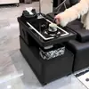 Nova mesa de centro móvel para espaços pequenos, armário lateral para sala de estar, armário de sofá, armário lateral inteligente de luxo leve, mesa lateral minimalista moderna