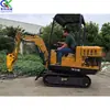Pequena Escavadeira Hidráulica de Esteiras, Equipamento de Escavação para Construção, Pá de Manutenção de Estradas Pequena Escavadeira