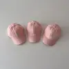 Serie Rosa Popular Coreana Sombreros para Niños Primavera y Verano Gorra de Béisbol para Bebé con Letra P Protección Solar para Niñas