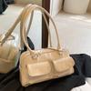 Bolso Plateado para Mujer, Gran Capacidad, Nuevo Estilo 2026, Bolso de Hombro Moderno y de Alta Gama, Elegante Bolso de Mano Grande para Mujer