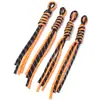Poliéster Bloqueo de Color Tejido a Mano Llavero Bolso Encanto de Teléfono de Moda Correa Accesorios Joyería Creativa DIY Materiales