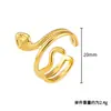 Anillo Abierto de Acero Inoxidable Estilo Coreano para Mujer, Diseño Único Minimalista de Lujo Ligero de Nicho, Moda Europea y Americana para el Trabajo