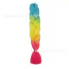 Fibra química de tres colores, cuatro colores, cinco colores, degradado, seda de alta temperatura, trenza grande, trenza jumbo, trenza burbuja, material para trenzas de cabello