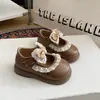 Zapatos de Frijol Estilo Coreano para Niñas, Nuevo Modelo Primavera 2026, Zapatos de Cuero para Niños, Zapatos Dulces de Princesa con Suela Suave para Bebé