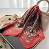 Bufanda de seda de estilo nuevo para mujer, estilo coreano, combinable con todo, estilo Sense 70, con protección para el cuello, estilo retro, para primavera y otoño.