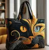 Bolsa de Ombro com Estampa da Moda Feminina Temu Amazon, Tecido Oxford 600D, Novo Produto Transfronteiriço