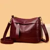 Bolso de mano de nicho de moda para mujer, bolso tote simple vintage nuevo para madres de mediana edad, bolso de hombro y bandolera, moderno