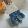 Suministro Directo de Fábrica/Listo para Comercio Exterior Ropa para Mascotas Ropa para Perros y Gatos Linda Moderna Falda de Vaquero de Texas