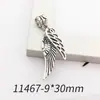 Llavero con Colgante de Corona de Estrella de Plata Antigua de Venta Caliente Transfronteriza 1 Pieza Aleación DIY Pulsera Joyería Accesorios Mayoreo