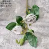 Liquidação 90% OFF Flores Artificiais de Rosa Transfronteiriças Flores para Decoração de Casa Buquê de Mão Planta de Parede Decoração de Parede Flores Artificiais