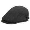 Gorro Caliente de Terciopelo Engrosado, Boina de Espiga a la Moda, Gorro de Otoño e Invierno para Hombre, Gorra de Béisbol Casual, Gorro para Personas Mayores