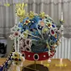 Seis Dragones Tres Fénix Corona Paquete de Materiales Accesorios DIY Corona Ceremonial Hanfu