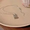 Collar para Mujer, Accesorios Modernos y Únicos, Cadena Dulce y Genial para la Clavícula, Cadena Versátil para Sudaderas y Jerseys