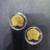 Adesivo de Celular de Ouro Puro 999 com 2mg de Ouro, "Princesa, Por Favor, Fique Rica," "Sala do Tesouro, Assuntos de Dinheiro," "Deus da Riqueza" Adesivo Criativo Presente