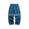 Venda direta do fabricante: calças de trabalho retas femininas, calças de trabalho esportivas estilo japonês, calças de trabalho estilosas de perna larga, calças compridas masculinas