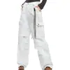Llegada de Verano 2025 Pantalones Rectos Holgados Estilo Punk High Street Pantalones Cintura Accesorios DIY Marca de Moda Overoles de Pareja