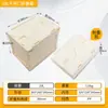 Caja de almacenamiento para camping al aire libre con puerta lateral, caja de camping plegable, caja de almacenamiento para maletero de coche, caja de almacenamiento de plástico