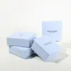 Caixas de Embalagem para Joias de Alta Qualidade e Esteticamente Agradáveis, Personalizadas de Fábrica com Logo Personalizado e Caixas de Papel para Embalagem de Armazenamento de Joias com Esponja