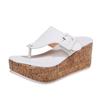 Dropshipping 2024 Verano Nuevo Comercio Exterior Talla Grande Amazon Espiga Impermeable Plataforma Zapatillas Casuales de Mujer de Suela Gruesa