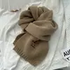 Bufanda de Peluche de Cachorro de Dibujos Animados Estilo Coreano para Mujer, Moda Otoño e Invierno, Cortavientos, Cálida, Simple y Versátil Calentador de Cuello de Punto