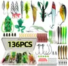 Conjunto de Iscas Pesca com Isca Artificial Isca Spinner Isca Macia Conjunto de Iscas Biônicas