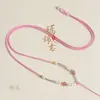 Colar Gargantilha de Cristal para Joias Delicadas Cordão DIY Pingente de Jade Jade Hetian Cordão Ajustável Cordão para Clavícula