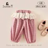 Calça Comprida de Verão para Bebê Menina 2026 Estilo Verão Casual Calça com Ar Condicionado Roupa Infantil Calça Anti-Mosquito para Bebê