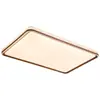 Lámpara de Techo Estilo Medieval con Veta de Madera de Nogal para Sala de Estar, Luz LED de Espectro Completo para Protección Ocular, Minimalista Moderna para Dormitorio Principal y Comedor