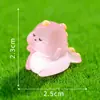 Micro Paisagem Desenho Animado Fofo Dinossauro Animales que Brilham no Escuro Figuras DIY Decoração de Saquinho Surpresa Acessórios Ornatos de Resina para Mesa