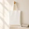 Bolsa tote de fita com logo de evento corporativo personalizado, bolsa de lona grande capacidade com estampa corporativa para compras, bolsa tote de mão
