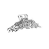 Presilha de Cabelo de Metal Borboleta Presilha de Cabelo Feminina Temperamento Nicho Alta Classe Presilha Tubarão Acessório de Cabeça