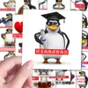 240 Piezas de Pingüino de Madagascar con Gafas de Sol, Divertido Paquete de Expresión Abstracta, Imágenes de Memes, Pegatinas Personalizadas para Maletas