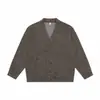 Ropa Vintage Yidao Otoño 2026 Nuevo Estilo Old Money Cardigan con Botones y Cuello en V Sudadera Chaqueta Casual de Diseñador Unisex