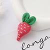 Nuevo color caramelo bordado rábano muñeco de algodón broche accesorios accesorios para ropa infantil accesorios para el cabello accesorios