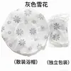 Yaling 8816 fábrica directa engrosamiento aumento PE impermeable de alta calidad estampado de lunares gorro de ducha para adulto gorro de baño