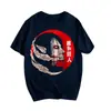 Nueva Camiseta de Manga Corta Casual Deportiva Periférica de Animación de Gigante de Ataque a los Titanes