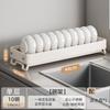 Escurridor de Platos de Acero Inoxidable, Estante para Almacenamiento de Vajilla, Estante de Almacenamiento de Cocina, Escurridor de Platos para Trapos, Escurridor de Vajilla