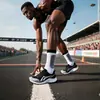 Meias Esportivas Personalizadas, Absorventes de Suor, Respiráveis, Amortecedoras de Impacto, Meias para Corrida de Maratona, Meias para Jogging, Personalização de Amostra OEM, Zhuji