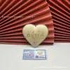 Amor no Dia dos Namorados Chinês Peça de Ouro em Forma de Coração 52mg Ouro Puro 999 Presente de Dia dos Namorados Chinês Ouro Casca d'Água Atacado