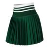 Falda Pantalón Deportiva de Cintura Alta para Mujer, Plisada, Fitness, Forrada, Doble Capa, Secado Rápido, Moda Casual, Bloqueo de Color, para Correr, Tenis