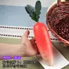 Simulación Hortaliza Verde Corazón Hoja Fruta Modelo de Comida Decoración de Cocina Adornos Cadena para Colgar Boceto Fotográfico Accesorios de Juego