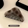 Presilha de Cabelo Cinza Estilo Coreano para Mulheres, Novo Design de Alta Qualidade para Cabelos Finos, Presilha para Rabo de Cavalo, Presilha de Tubarão para Meio Preso na Parte de Trás da Cabeça