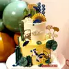 Decoración de Pastel Horneado Año Nuevo Chino Cumpleaños Tarjeta de Pastel Acrílica Estilo Chino Enchufe de Pastel Acrílico