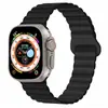 Corrente de cor contrastante segunda geração magnética Apple pulseira de silicone adequada para iwatch8 fivela de fecho magnético loop esportivo