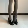 Edición Exclusiva~Mocasines Elegantes de Charol Francés-Inglés para Mujer, Punta Fina, Slip-On con Tacón Alto de Piel