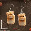 Pendientes de Gato de Acrílico de Anime Transfronterizos Pendientes de Acrílico de Venta Caliente Accesorios Cotidianos Lindos y Originales con Animales de Ositos